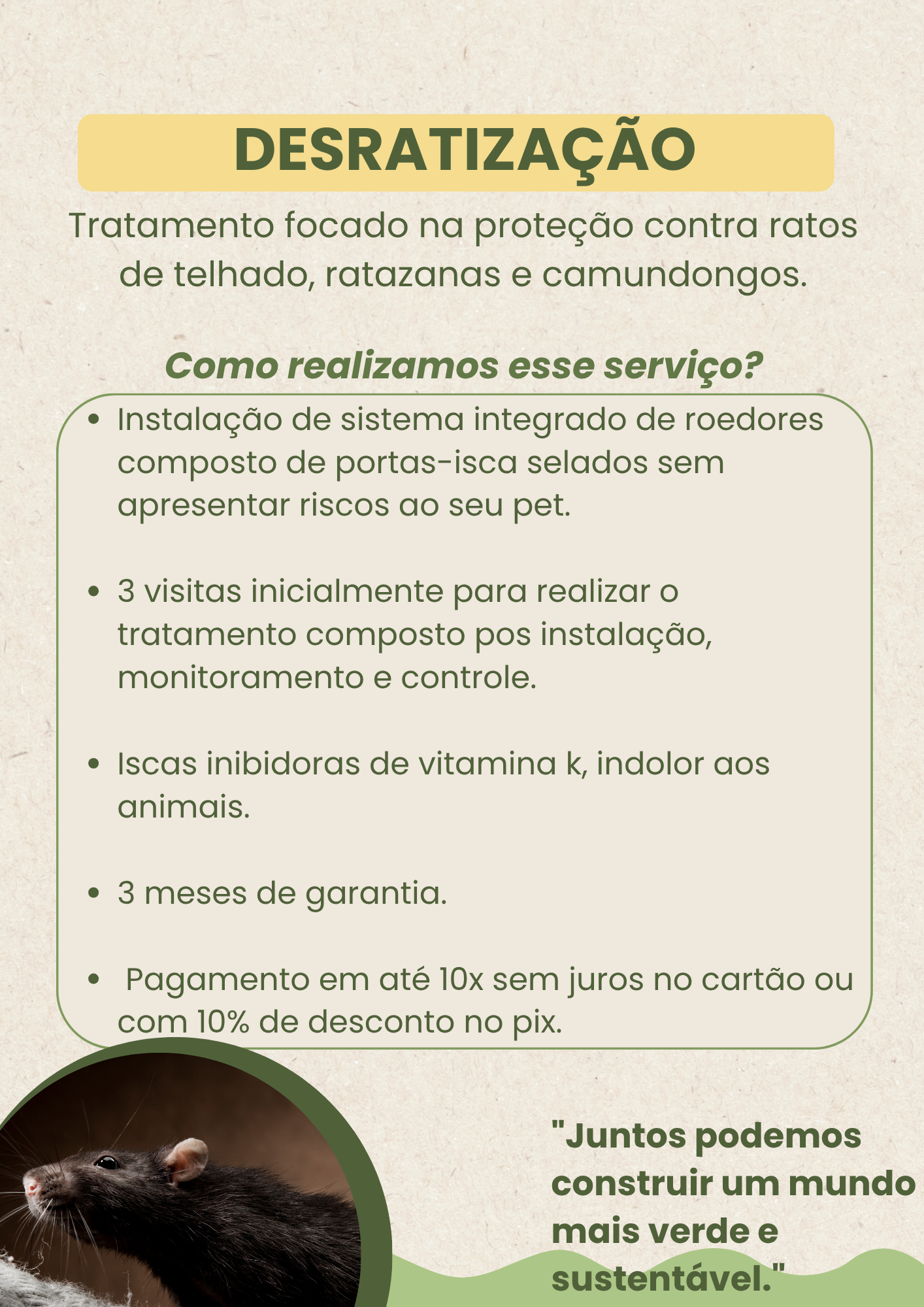 QUADRO DESRATIZAÇÃO